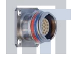 EDN-0M-303-XLM Стандартный цилиндрический соединитель 3P FEMALE CRIMP BLUE FIXED RCPT SQ FLANGE