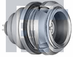 EEG-0K-303-CLN Цилиндрические защелкивающиеся разъемы FIXED RECEPTACLE NUT FIXING