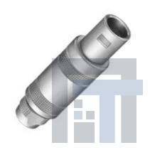 FFA-3S-772-CN Цилиндрические защелкивающиеся разъемы STRAIGHT PLUG SOLDER INSERT