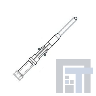 FGG-0B-560-ZZF Цилиндрические защелкивающиеся разъемы MALE CRIMP CONT ALUMEL