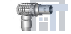 FHA-0B-302-CYCD42 Цилиндрические защелкивающиеся разъемы ELBOW PLUG F. BEND RELIEF