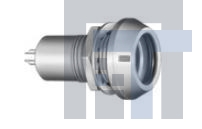 HHG-0B-304-CLLP Цилиндрические защелкивающиеся разъемы FIXED RECEPTACLE NUT FIXING