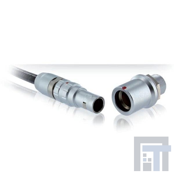 JBXFH0G02MSSDPR Цилиндрические защелкивающиеся разъемы IP68 2P Shell Size 0 Straight Plug Pin