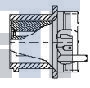 MS27469Y11N35P Круговой мил / технические характеристики соединителя WALL MT HERM RECEPT PIN SLDR CUP