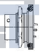 MS27477Y12D98C Круговой мил / технические характеристики соединителя JAM NUT MT HERM PIN PCB FLEX