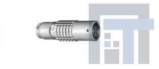 PHF-0B-303-CLLD52 Цилиндрические защелкивающиеся разъемы 3P SOLDER SCKT RECPT CABLE COLLET 5.2MM