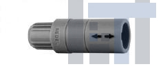 PRA-M1-4GL-LC65G Цилиндрические защелкивающиеся разъемы 14P FREE RCPT SOLDER GRY COLLET NUT 6.5MM