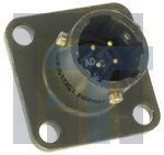 PT02W-8-4P Круговой мил / технические характеристики соединителя 4P Size 8 Box Mount Pin Receptacle