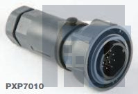 PXP7010-02P-ST-0507 Стандартный цилиндрический соединитель 2 pole Flex Conn male screw terminal