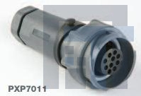 PXP7011-02P-ST-0507 Стандартный цилиндрический соединитель 2P In-Line FlexConn male screw term