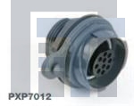 PXP7012-10P-CR Стандартный цилиндрический соединитель 10Pole male front PanelMnt crimp term