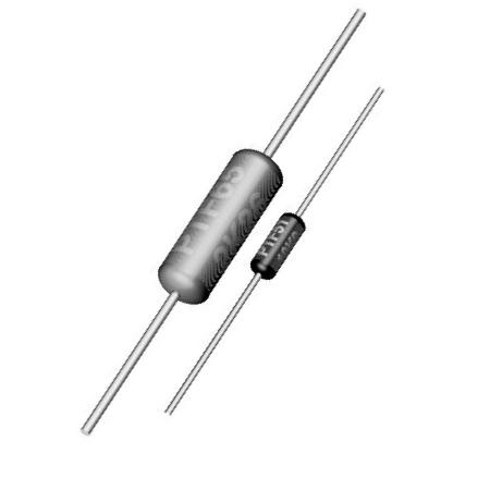 PTF51100K00BZEK Металлические пленочные резисторы – сквозное отверстие 1/20watt 100Kohms .1% 5ppm