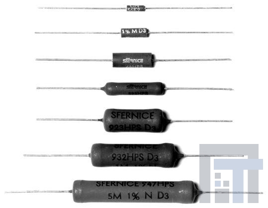 HPS68-30M-1-N Толстопленочные резисторы – сквозное отверстие THICK FILM HIGH OHMIC FACTORY QTE