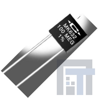 mk632v-100m-1% Толстопленочные резисторы – сквозное отверстие 100M ohm 0.75W 1% With standoff