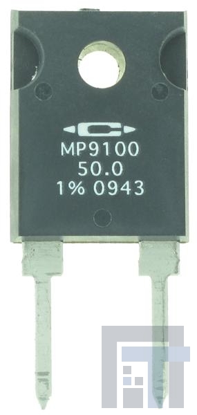 mp9100-0.050-1% Толстопленочные резисторы – сквозное отверстие 0.05 ohm 100W 1% TO-247 PKG PWR FILM