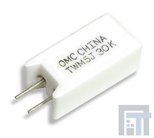 TWW3J1R0E Резисторы с проволочной обмоткой – сквозное отверстие 3watt 1ohm 5% Vertical Mount