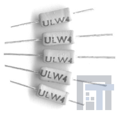 ULW5-100RJT075 Резисторы с проволочной обмоткой – сквозное отверстие 5W 100 ohm 5%