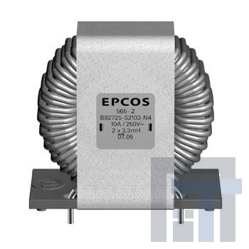 B82725S2602N002 Синфазные фильтры / дроссели RING CORE CHOKE 2x3.9mH 6.0A