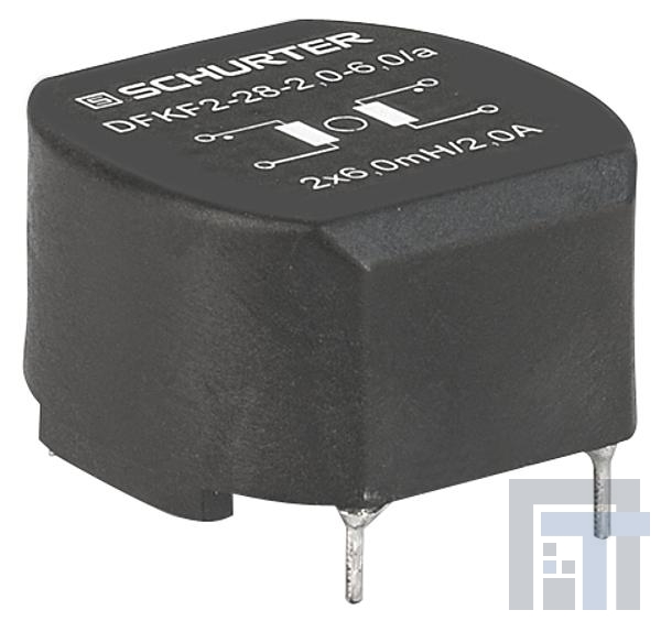 DFKF-18-0005 Синфазные фильтры / дроссели DFKF,THT, 2 A 1.8 mH, Inductor